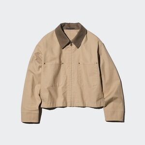 Uniqlo NWT Zip Up Short Jacket